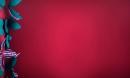 婚庆红色发饰：L0134圣诞节红色花柱藤婚礼婚庆LED大屏舞台晚会背景视频素材